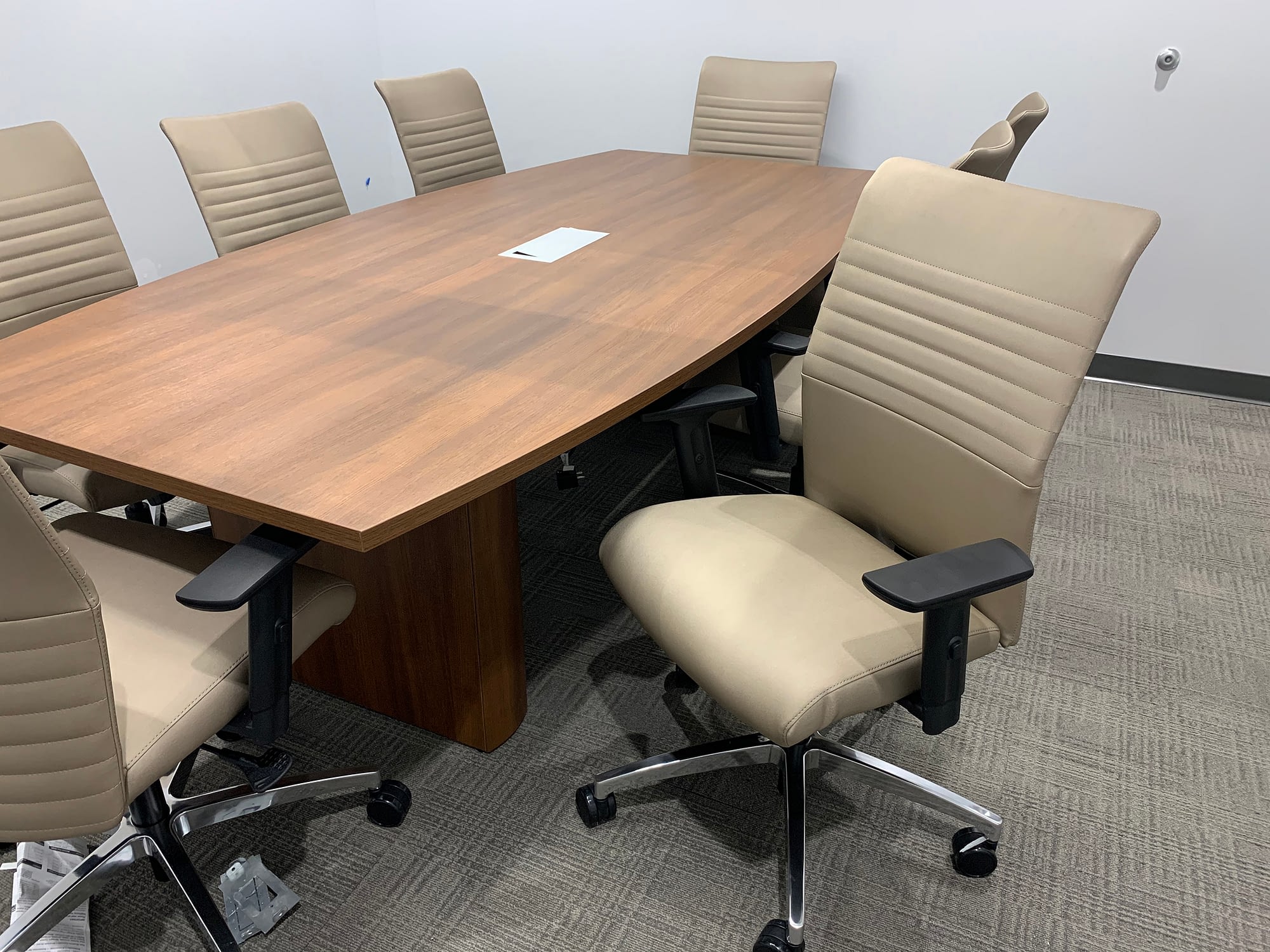 conference table and chair