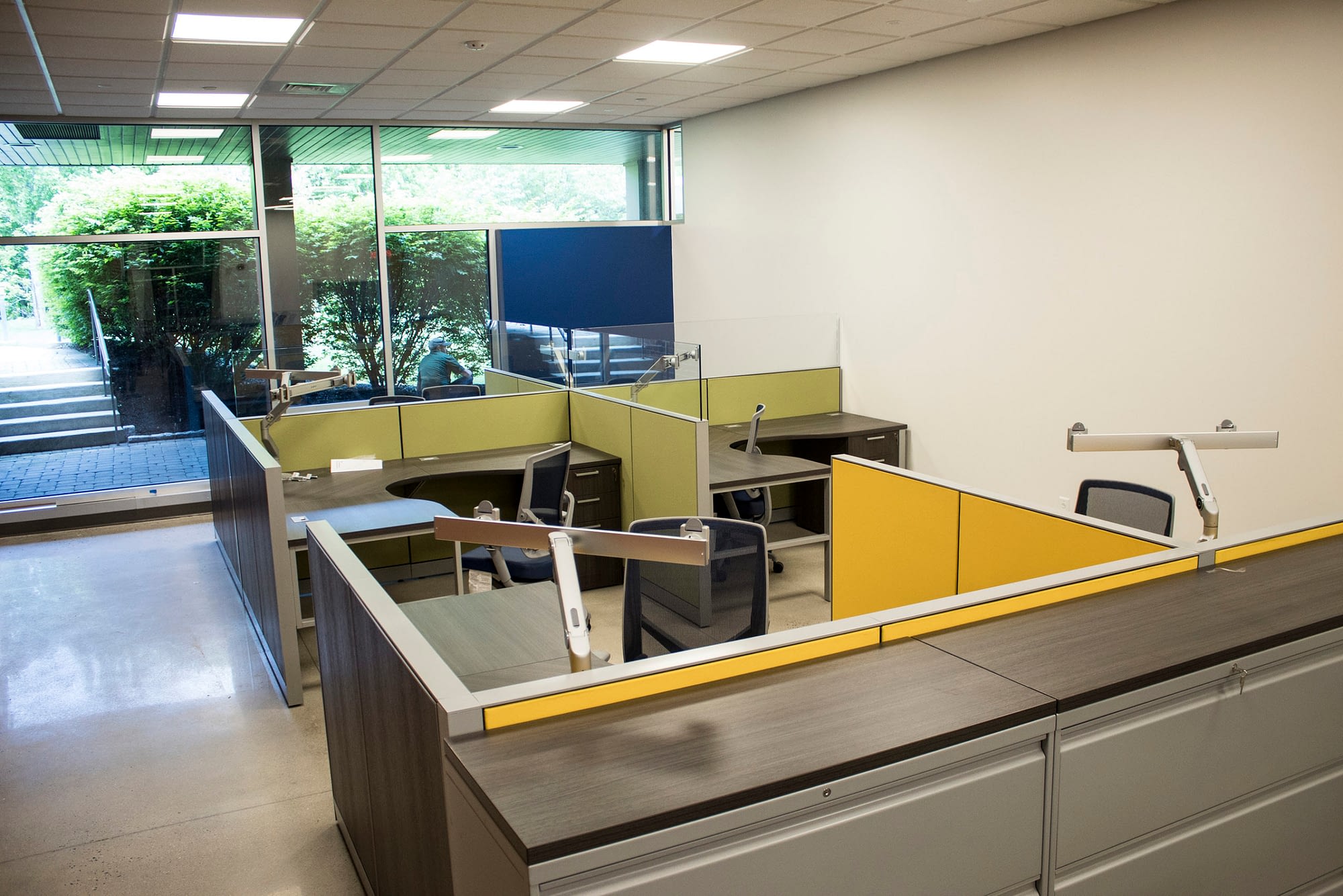 Four Person Office Workstations